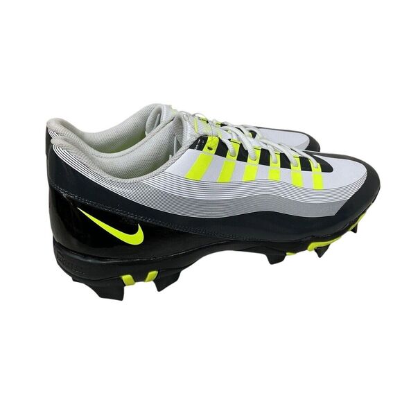 Nike Vapor Edge Shark Men Sz 16 Black White Volt Football Cleats DQ5114-170 main image 6